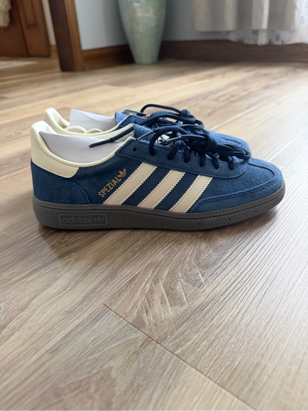 ADIDAS HANDBALL SPEZIAL SHOES- Navy Blue/White - Picture 2 of 7